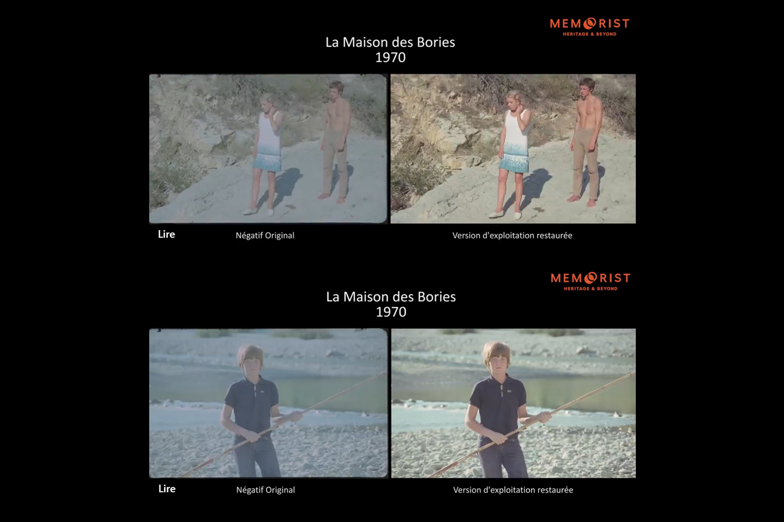 La Maison Des Bories Restauration d’un film du patrimoine ; La maison des bories
